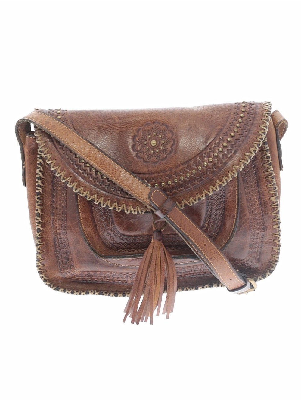 Patricia Nash Beaumont Leather Crossbody Bag